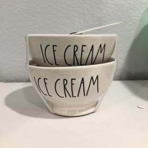Rae Dunn Ice Cream bowls
